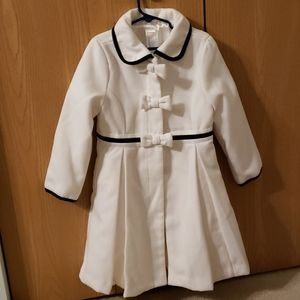 Fancy cream/black coat with matching hat